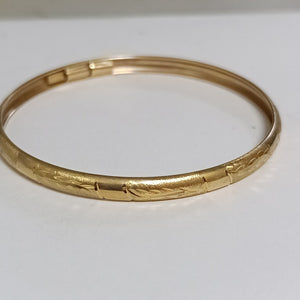 PULSERA RIGIDA ORO 10 K 5.2 GRMS (SEMINUEVO)