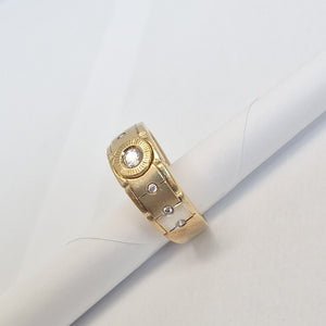 ANILLO ORO 10 K 4.6 GRMS (SEMINUEVO)