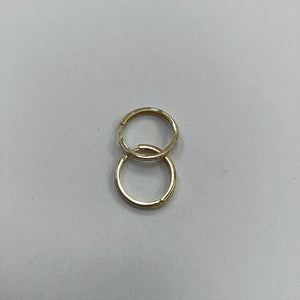 ARETES ARRACADAS C CIRCONIAS 14K 2 GR (NUEVO)