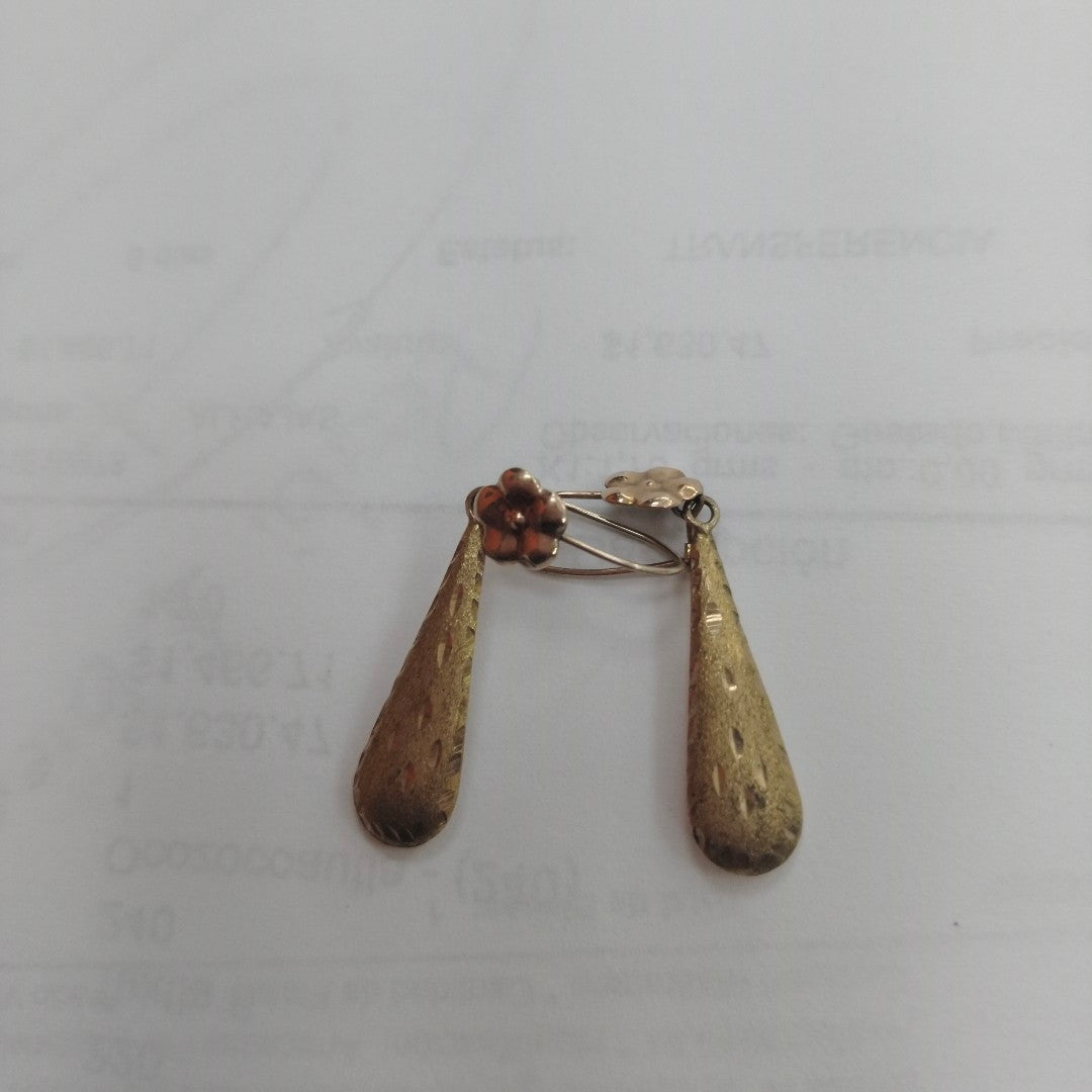 ARETES PAR ORO 8 K 1,80 GRMS (SEMINUEVO)