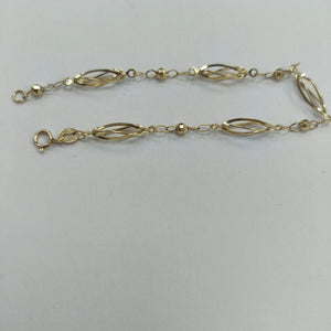 PULSERA ESPECIAL 14K 18 CM 2.2 GR (NUEVO)