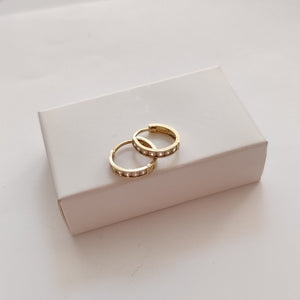 ARRACADAS PAR ORO 14 K 0.9 GRMS (SEMINUEVO)