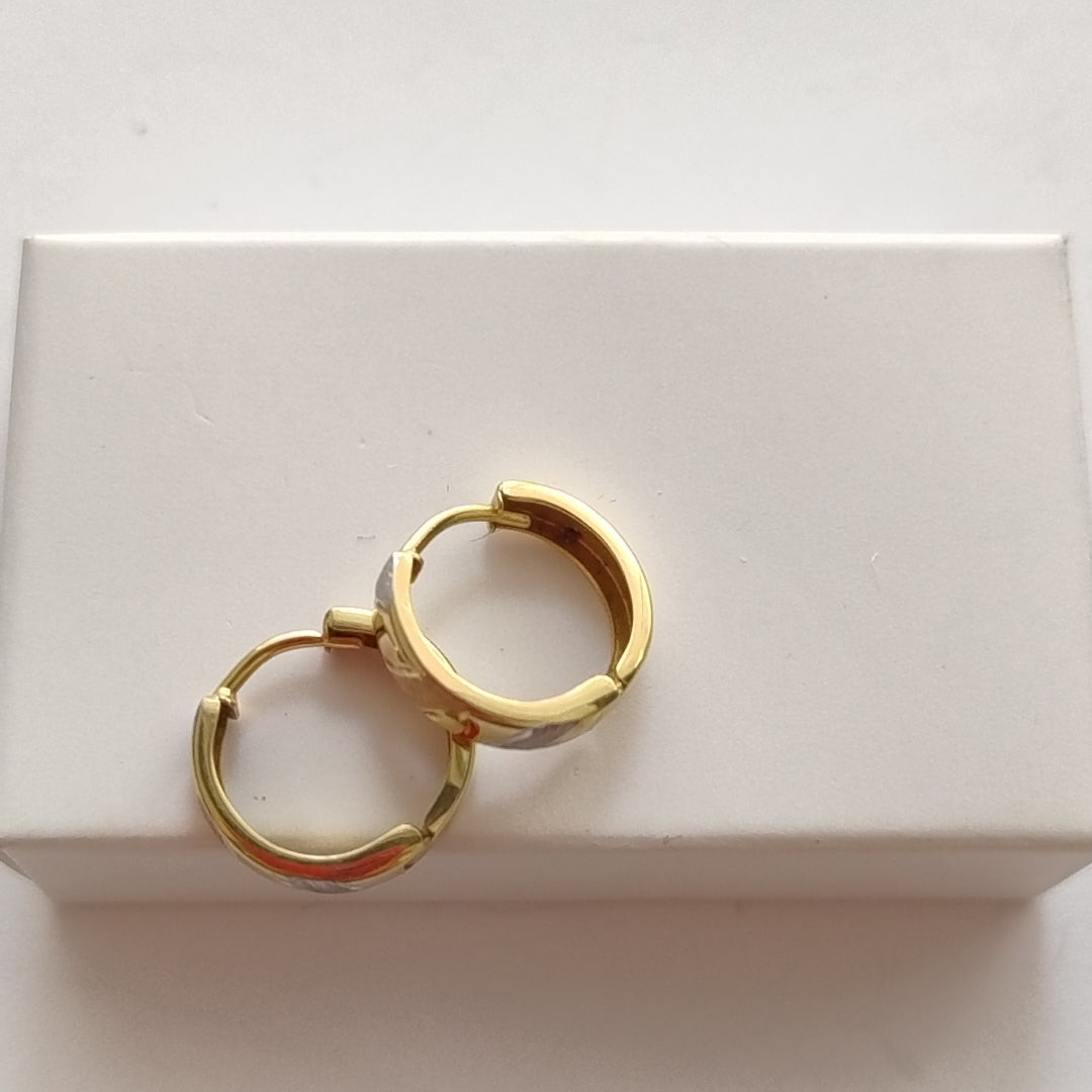 ARRACADAS PAR ORO 14 K 1.1 GRMS (SEMINUEVO)