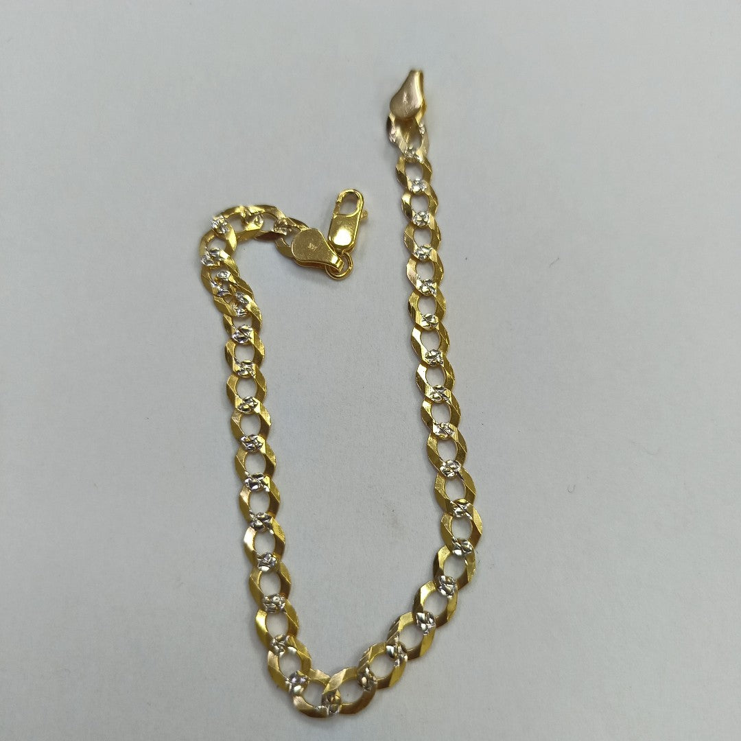 PULSERA BARBADA 14K 21 CM 6.5 GR (NUEVO)