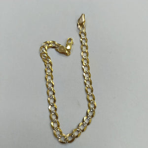PULSERA BARBADA 14K 21 CM 6.5 GR (NUEVO)