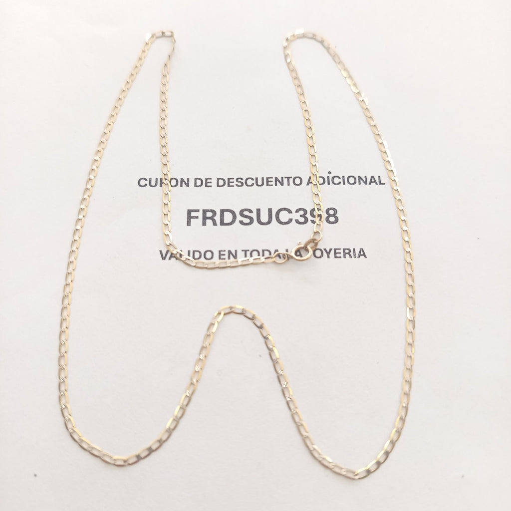 CADENA ORO,RODIADO 10 K 1,60 GRMS (SEMINUEVO)
