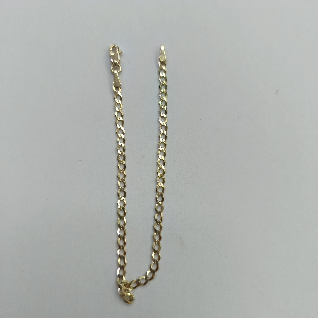 PULSERA BARBADA 14K 18 CM 1.9 GR (NUEVO)