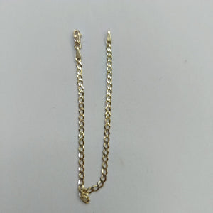 PULSERA BARBADA 14K 18 CM 1.9 GR (NUEVO)