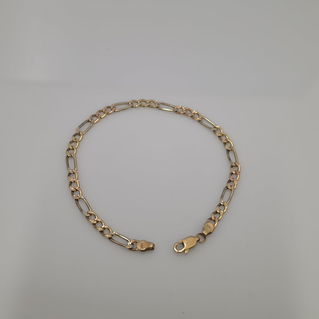 PULSERA ORO 14 K 3.2 GRMS (SEMINUEVO)