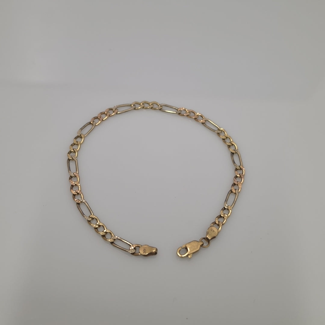 PULSERA ORO 14 K 3.2 GRMS (SEMINUEVO)
