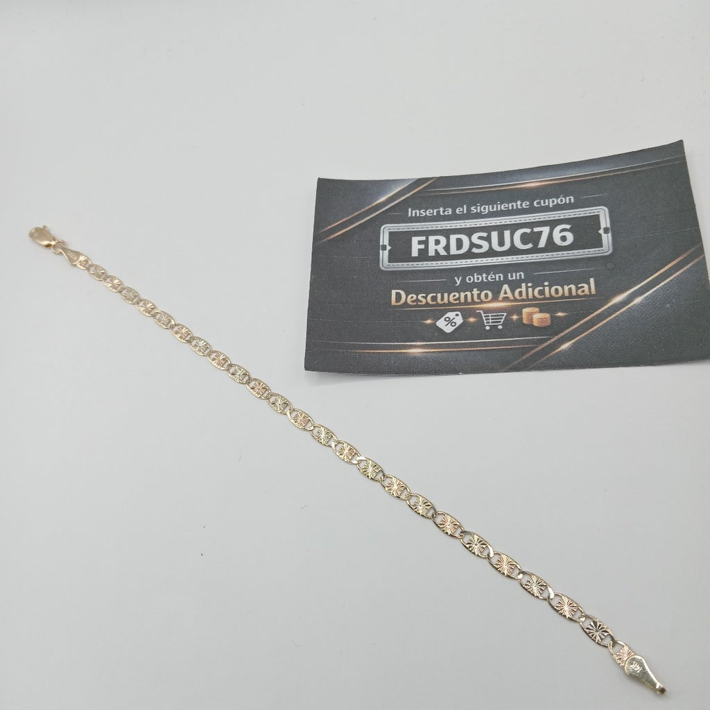 PULSERA GUCHI 14K 18 CM 2.8 GR (NUEVO)