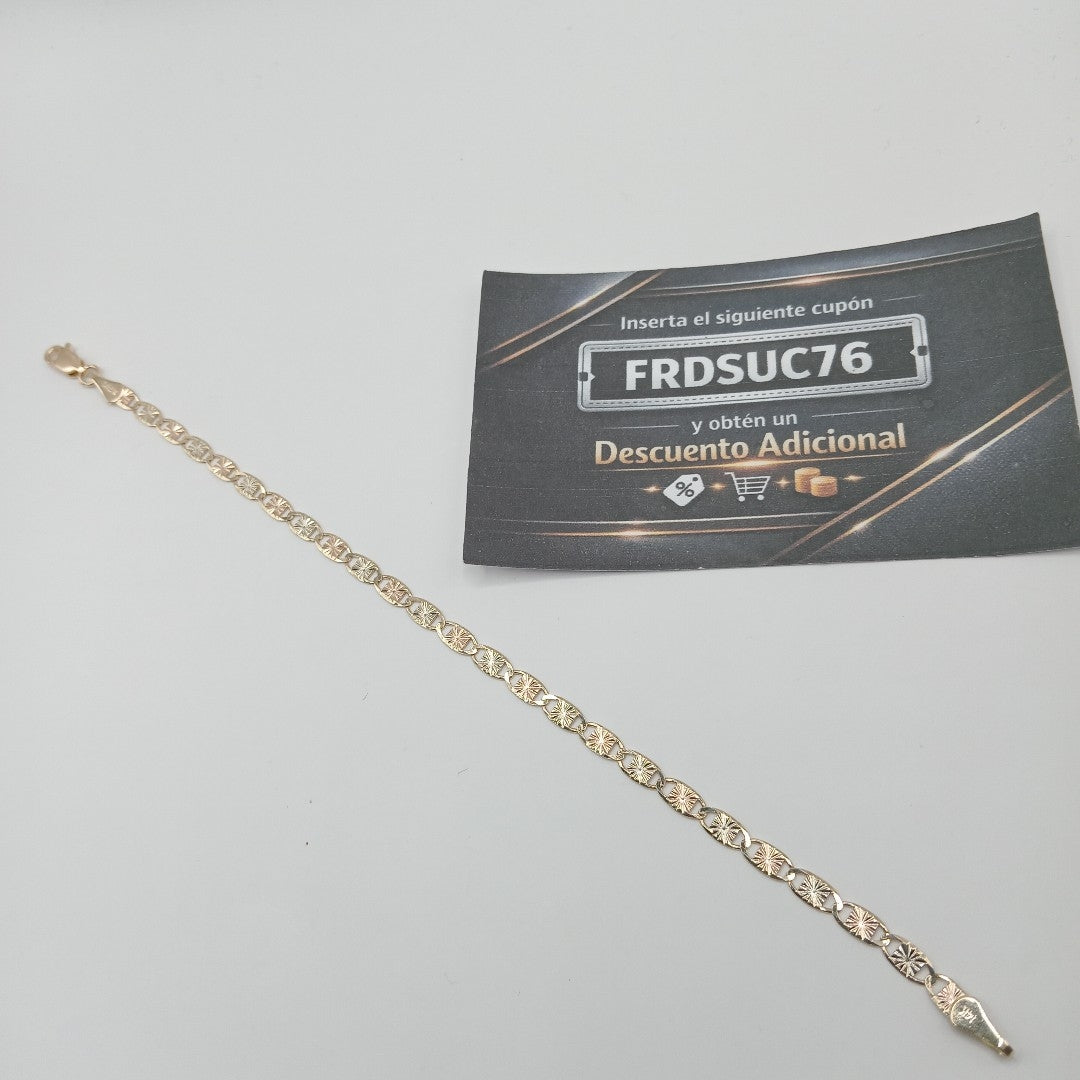 PULSERA GUCHI 14K 18 CM 2.8 GR (NUEVO)
