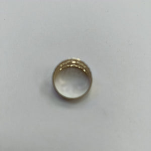 ANILLOS TIPO FILIGRANA COMBINADO 14K TALLA 8 2.7 GR (NUEVO)