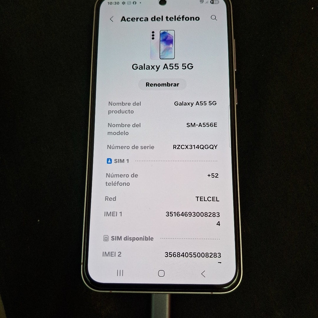 CELULAR SAMSUNG GALAXY A55 5G SM-A556E (2024) 256 GB 8 GB RAM
