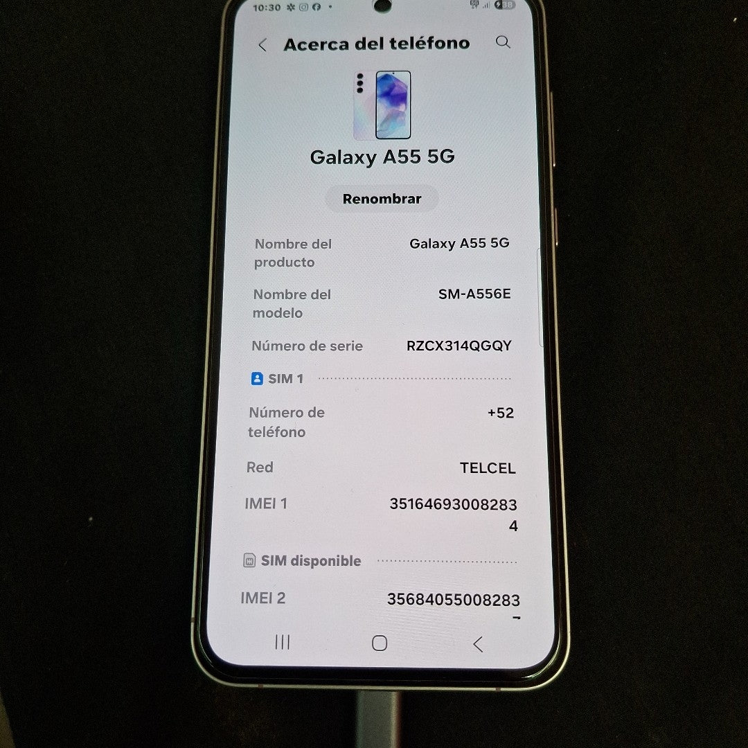CELULAR SAMSUNG GALAXY A55 5G SM-A556E (2024) 256 GB 8 GB RAM