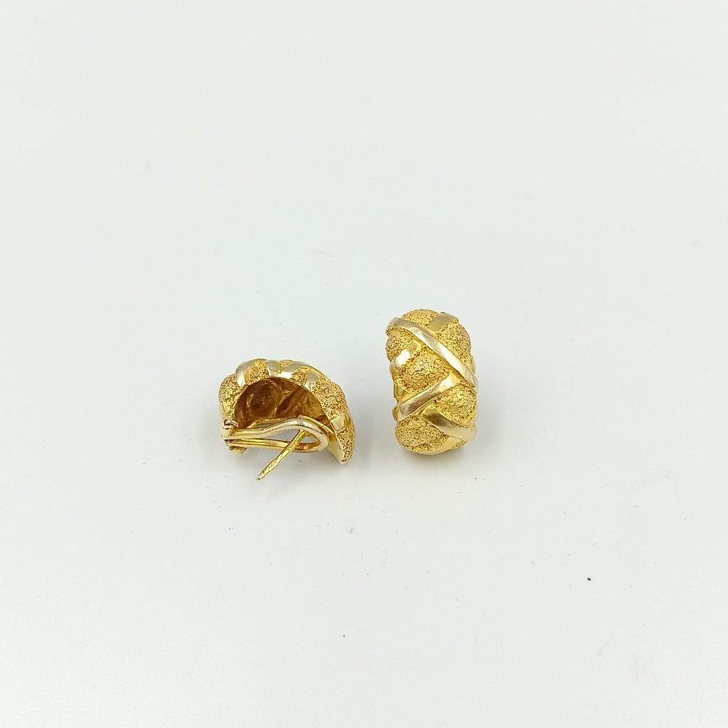 ARETES PAR ORO 14 K 9,00 GRMS (SEMINUEVO)