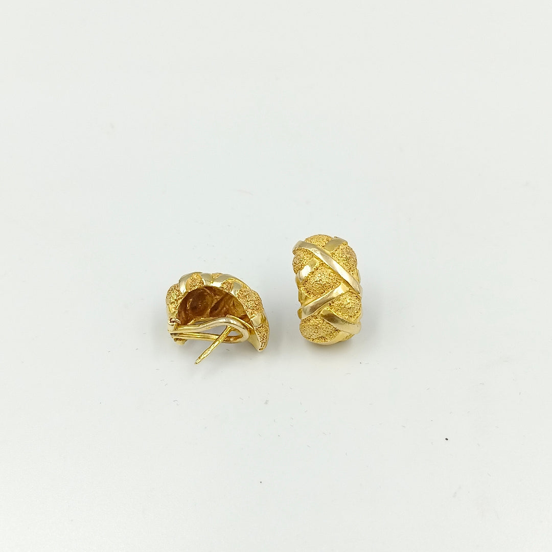 ARETES PAR ORO 14 K 9,00 GRMS (SEMINUEVO)