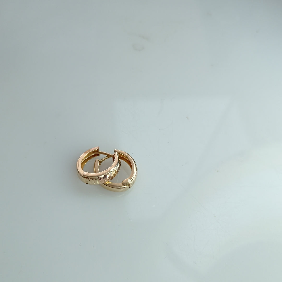 ARETES PAR ORO 10 K 1.2 GRMS (SEMINUEVO)