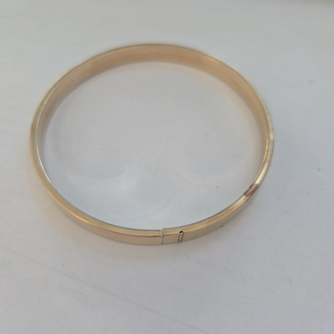 PULSERA RIGIDA ORO 10 K 7.7 GRMS (SEMINUEVO)