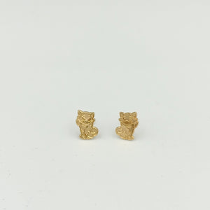 BROQUELES PAR ORO 14 K 0,30 GRMS (SEMINUEVO)