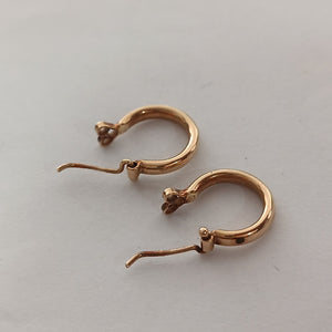 ARRACADAS PAR ORO 14 K 1.2 GRMS (SEMINUEVO)
