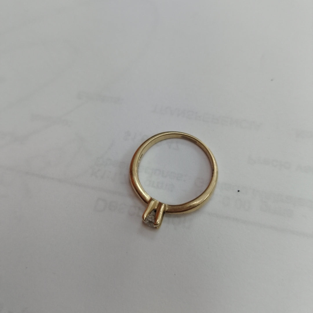 SOLITARIO ORO 14 K 2.2 GRMS (SEMINUEVO)