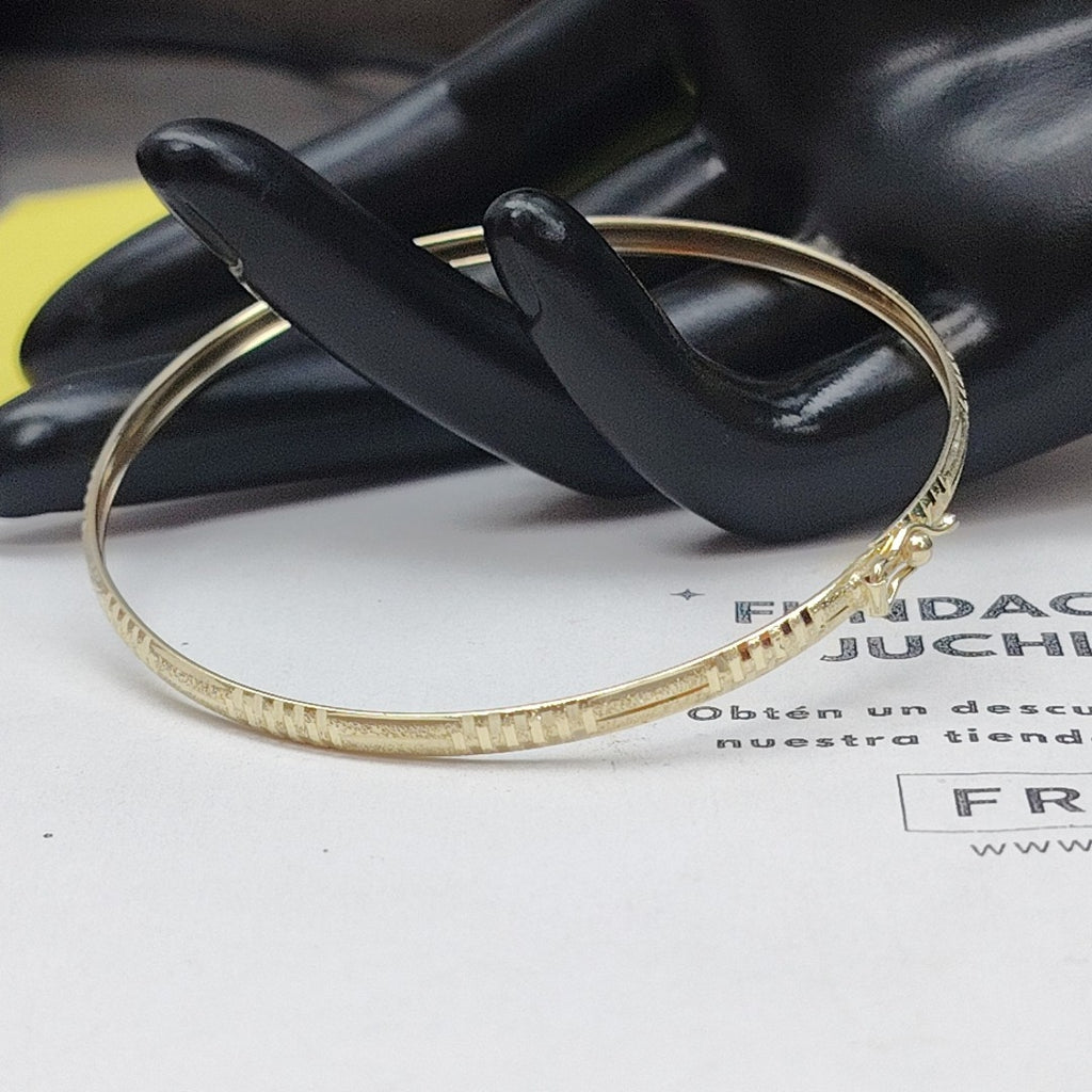 PULSERA RIGIDA ORO 14 K 4 GRMS (SEMINUEVO)