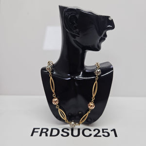 GARGANTILLA ORO, ORO COMBINADO 14 K 15.6 GRMS (SEMINUEVO)