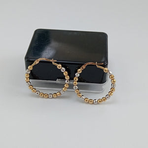 ARRACADAS PAR ORO 14 K 4.6 GRMS (SEMINUEVO)