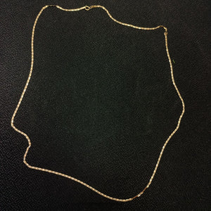 CADENA ORO COMBINADO 14 K 2,00 GRMS (SEMINUEVO)