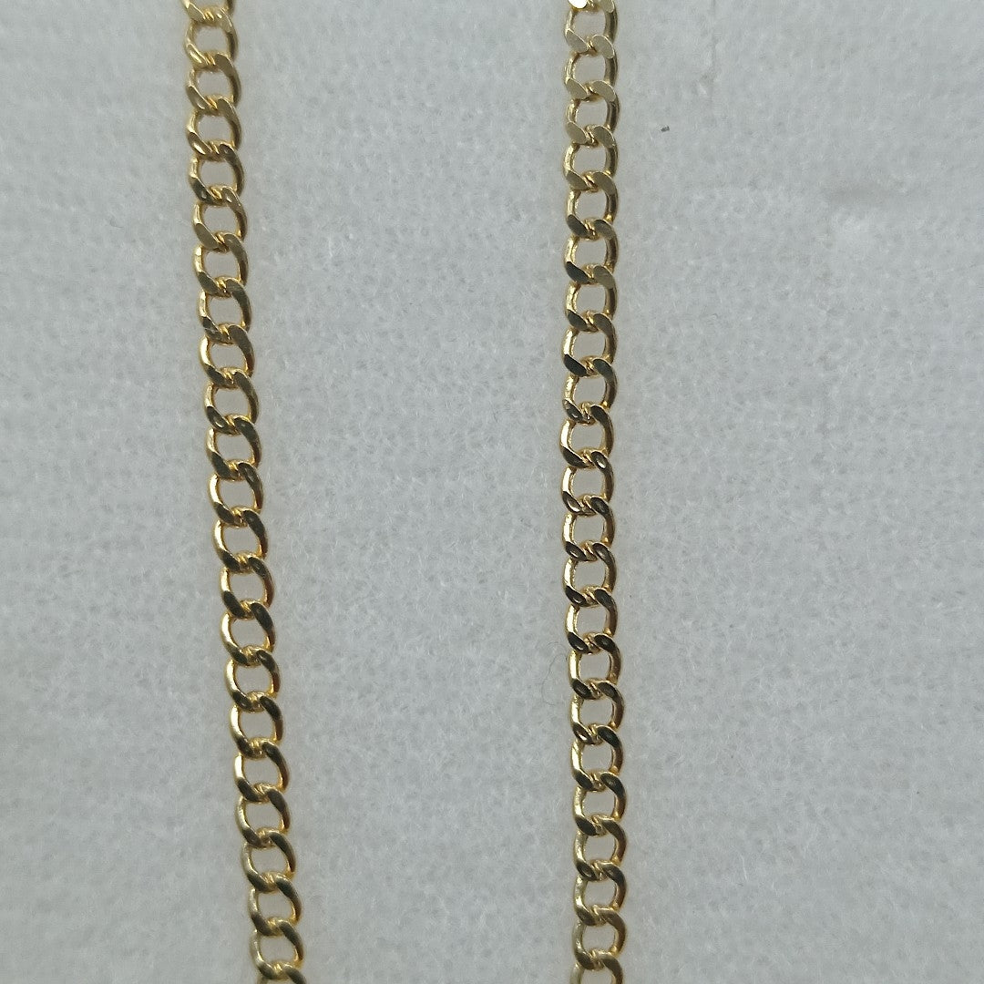 CADENAS BARBADA AMARILLA ORO 14K 2.1 (NUEVO)