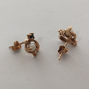 ARETES PAR ORO 14 K 1.3 GRMS (SEMINUEVO)