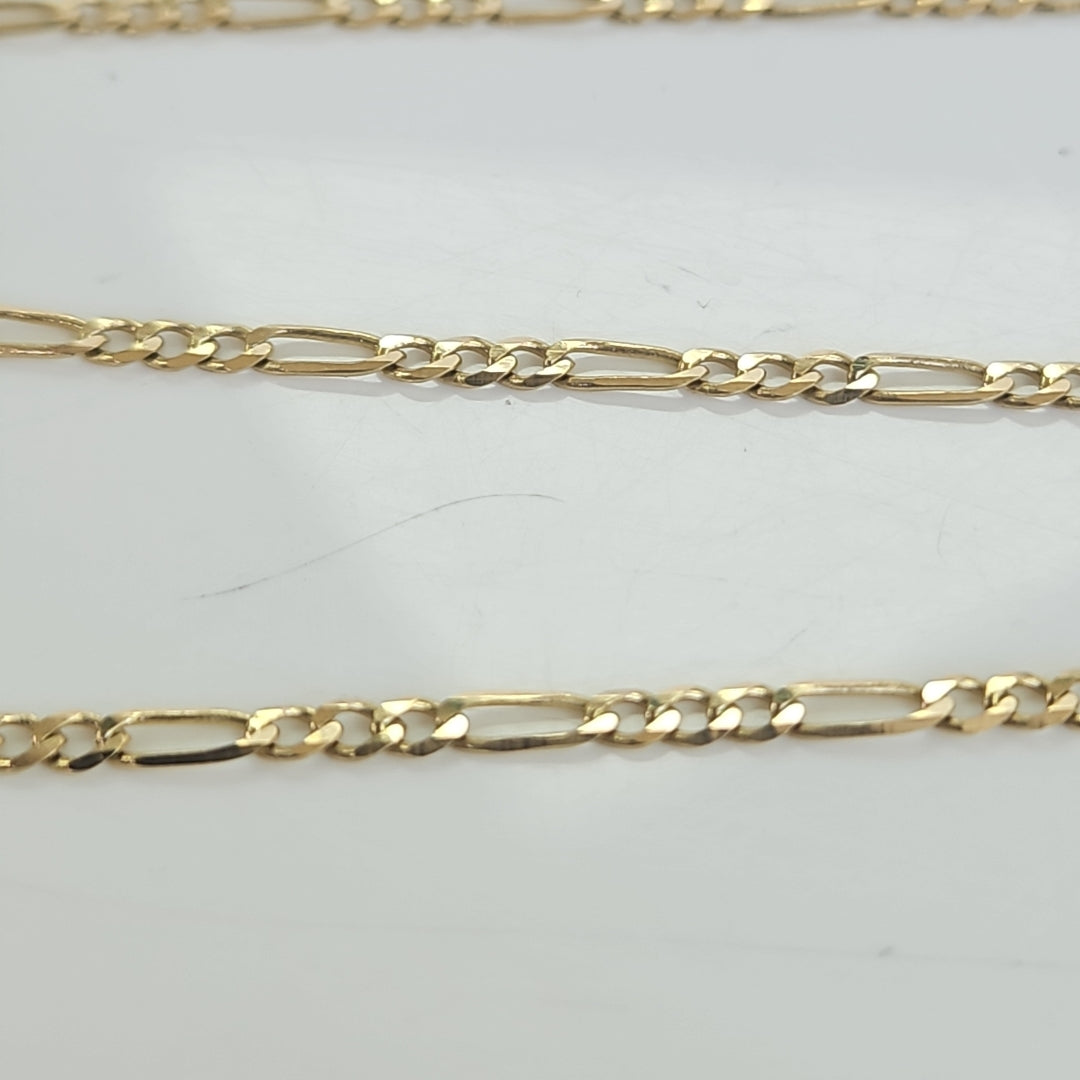 CADENA TEJIDO 3X1 14K 60 CM 5.7 GR (NUEVO)