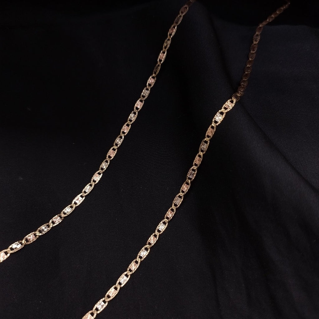 CADENA ORO COMBINADO 10 K 4,10 GRMS (SEMINUEVO)