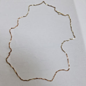 CADENA ORO, ORO COMBINADO 10 K 1.8 GRMS (SEMINUEVO)