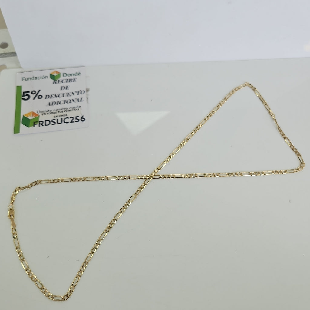 CADENA 3X1 14K 60 CM 7.8 GR (NUEVO)