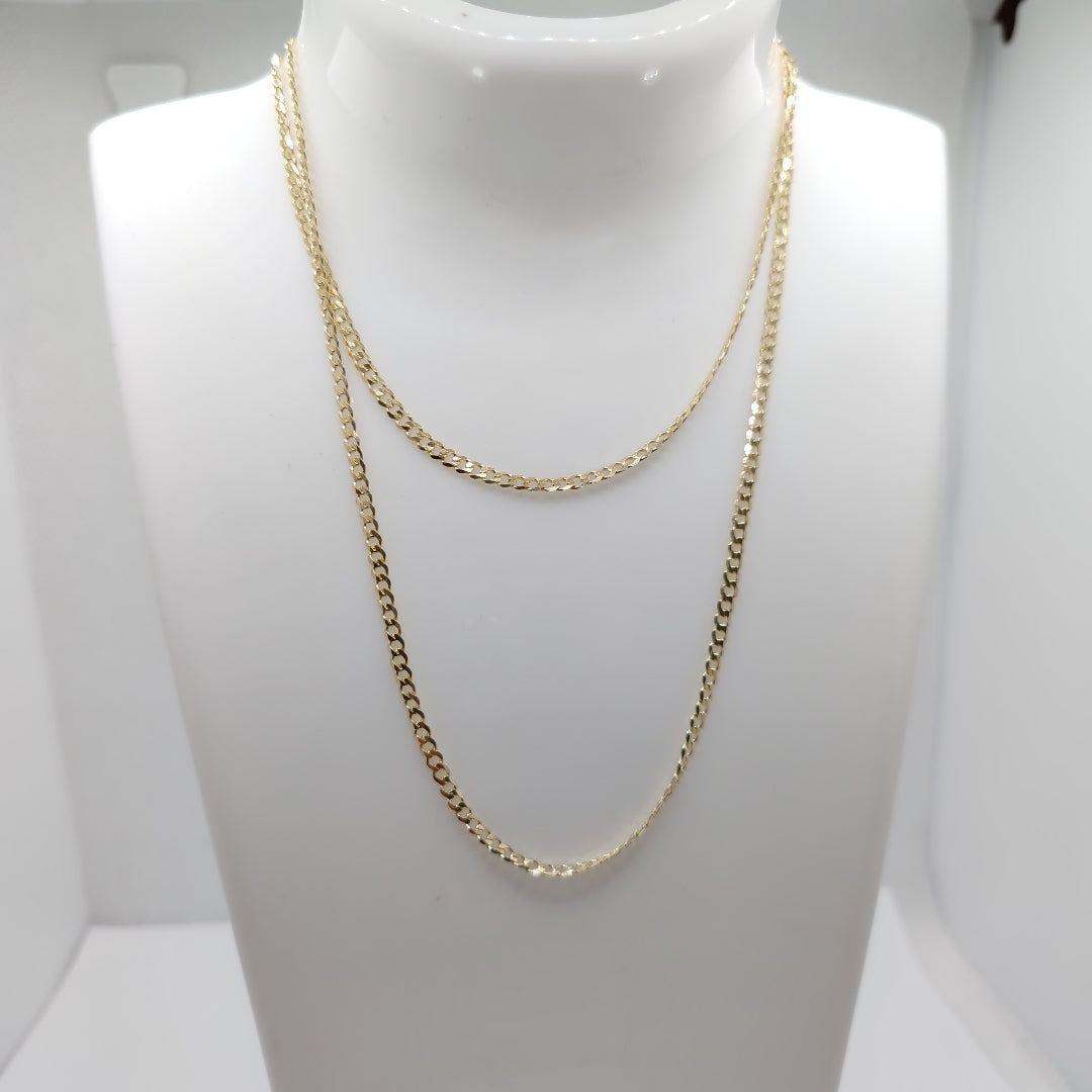 CADENA BARBADA 14K 60 CM 5.9 GR (NUEVO)