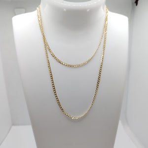 CADENA BARBADA 14K 60 CM 5.9 GR (NUEVO)