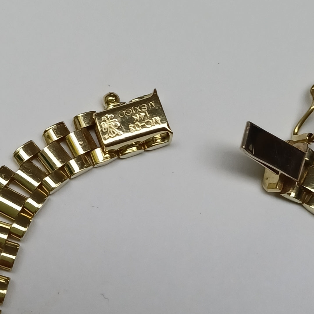 PULSERA ORO 14 K 9.2 GRMS (SEMINUEVO)