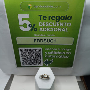 ANILLITO ORO,ORO BLANCO 14 K 4,40 GRMS (SEMINUEVO)