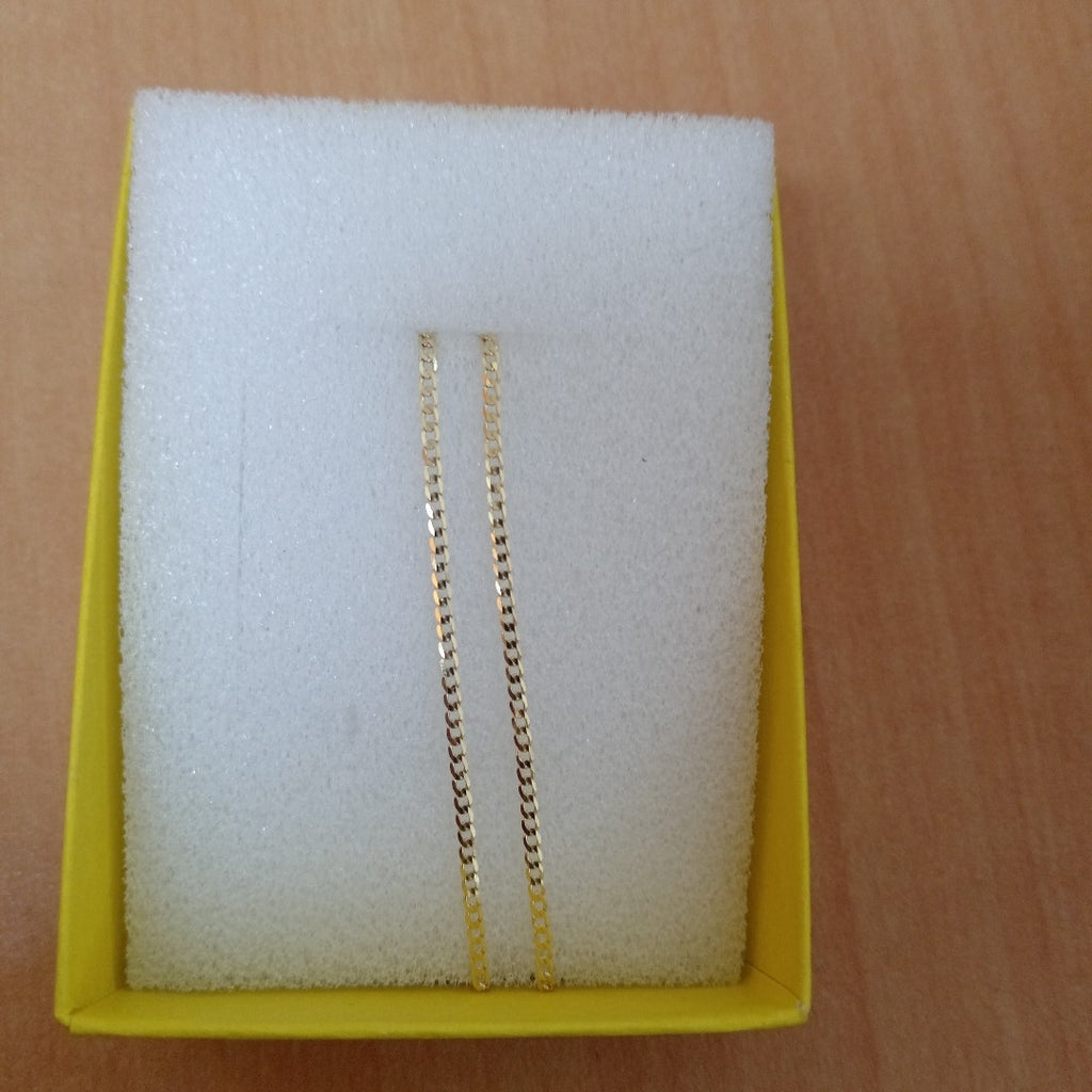 CADENAS BARBADA AMARILLA ORO 14K 2.2 (NUEVO)