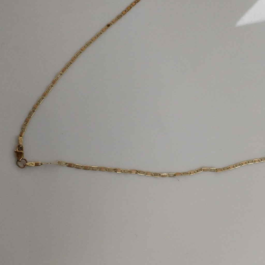 CADENA ORO, ORO COMBINADO 10 K 3.3 GRMS (SEMINUEVO)