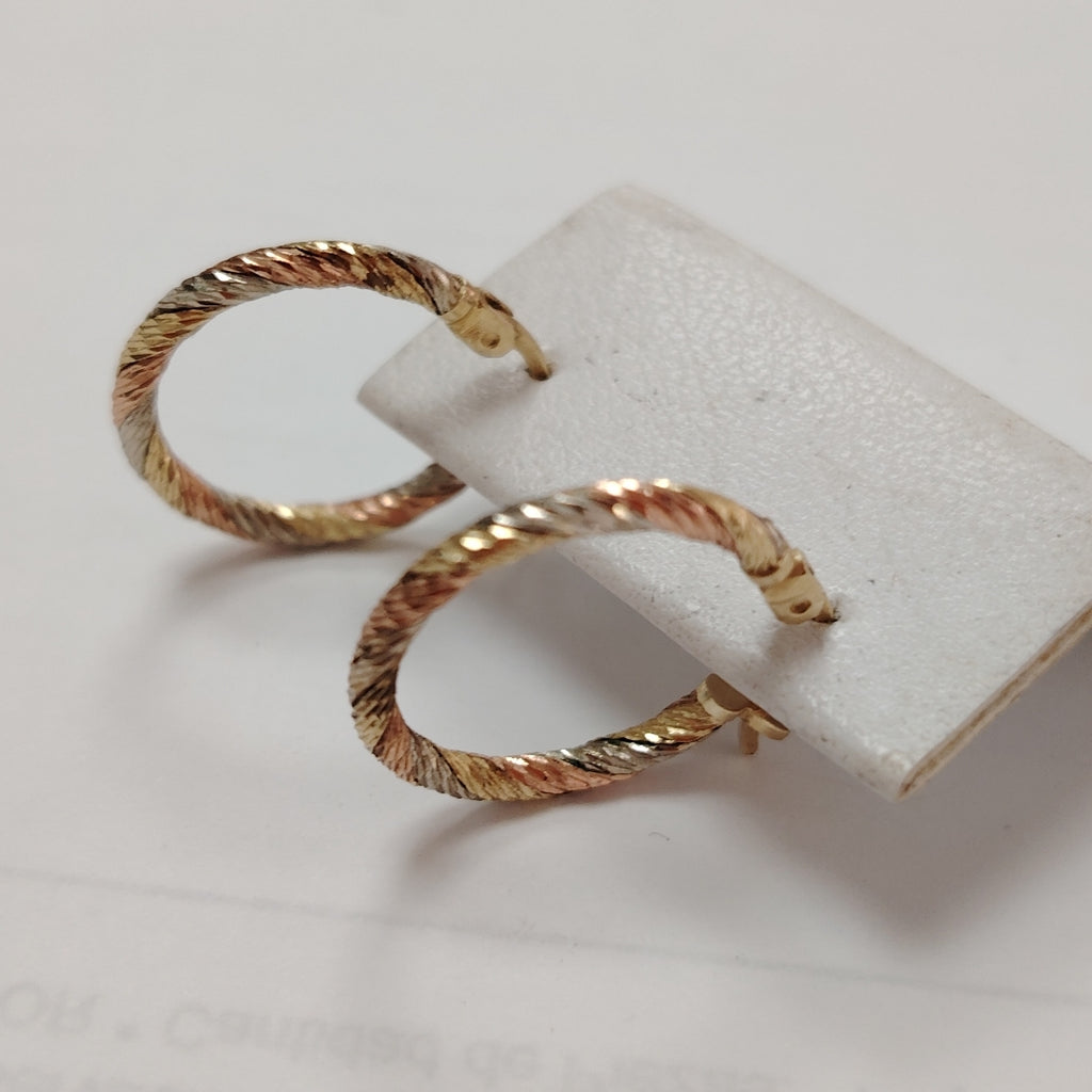 ARRACADAS PAR ORO 14 K 2,20 GRMS (SEMINUEVO)