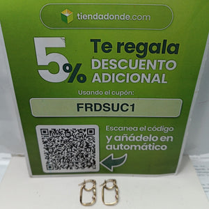 ARETES PAR ORO 10 K 2,90 GRMS (SEMINUEVO)