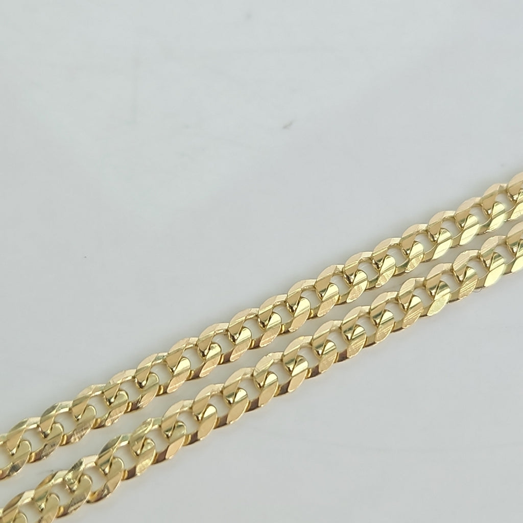 CADENA BARBADA 14K 60 CM 10 GR (NUEVO)