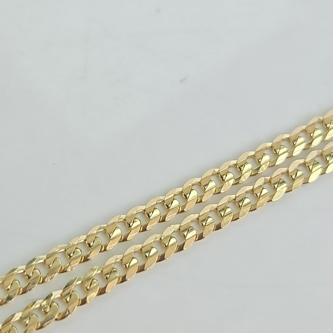 CADENA BARBADA 14K 60 CM 10 GR (NUEVO)