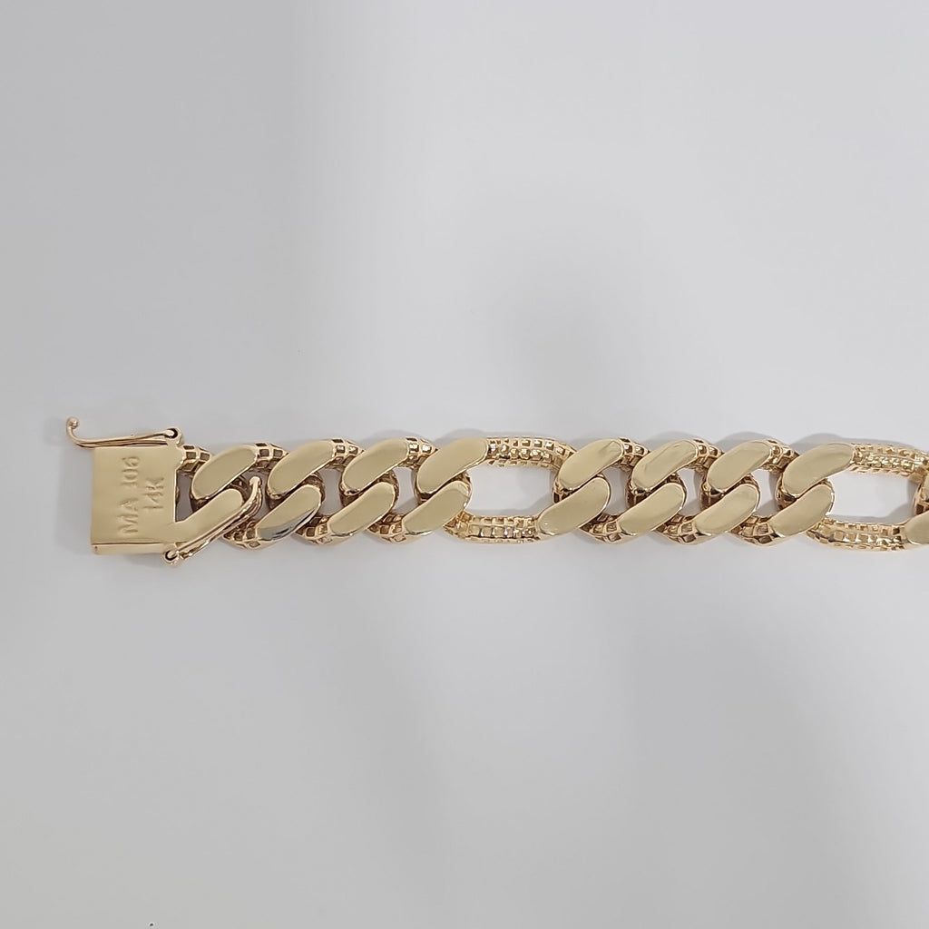 PULSERAS CABALLERO ORO 14K 21.9 (NUEVO)