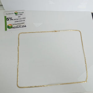 CADENA BARBADA 14K 60 CM 5.9 GR (NUEVO)