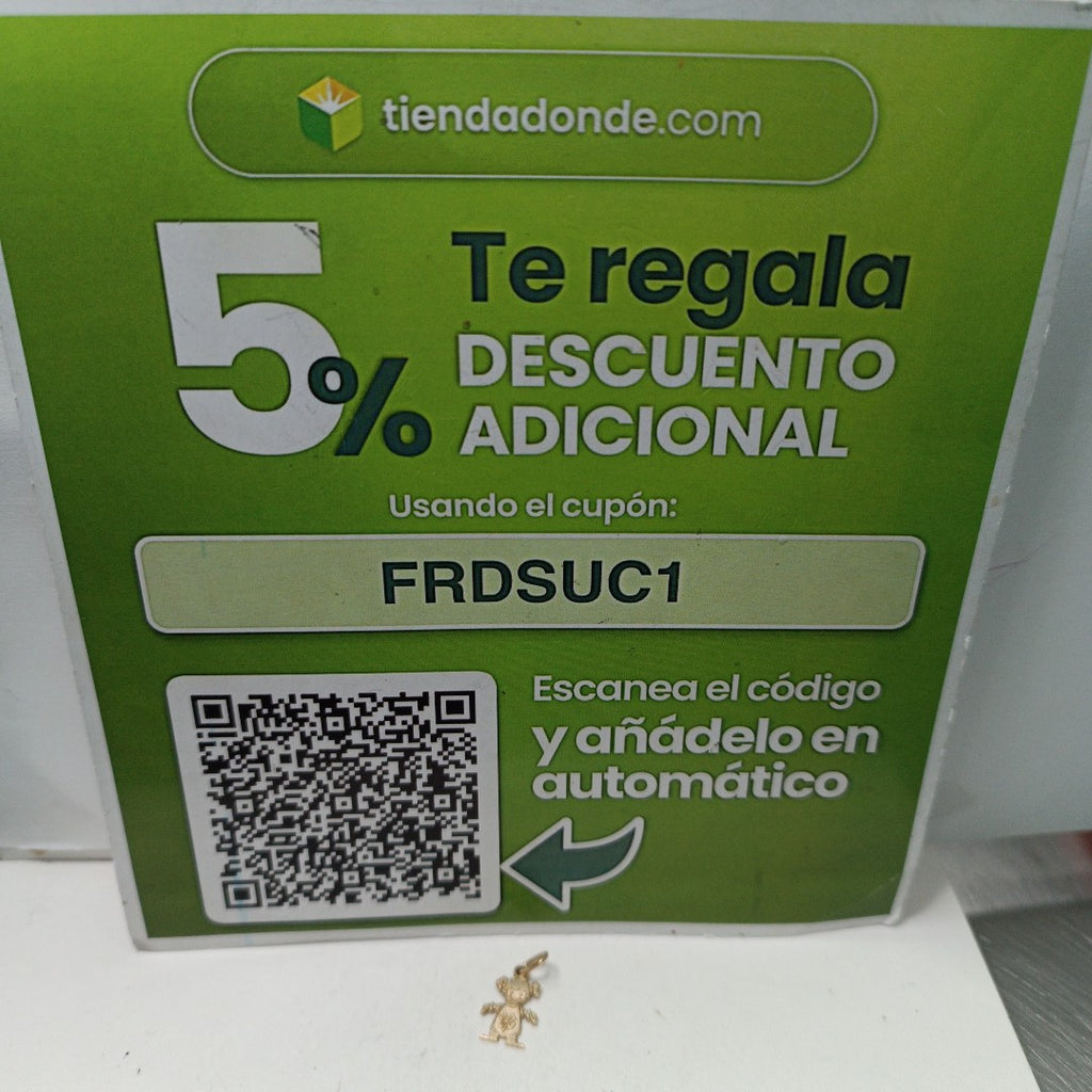 DIJE ORO 14 K 0.7 GRMS (SEMINUEVO)