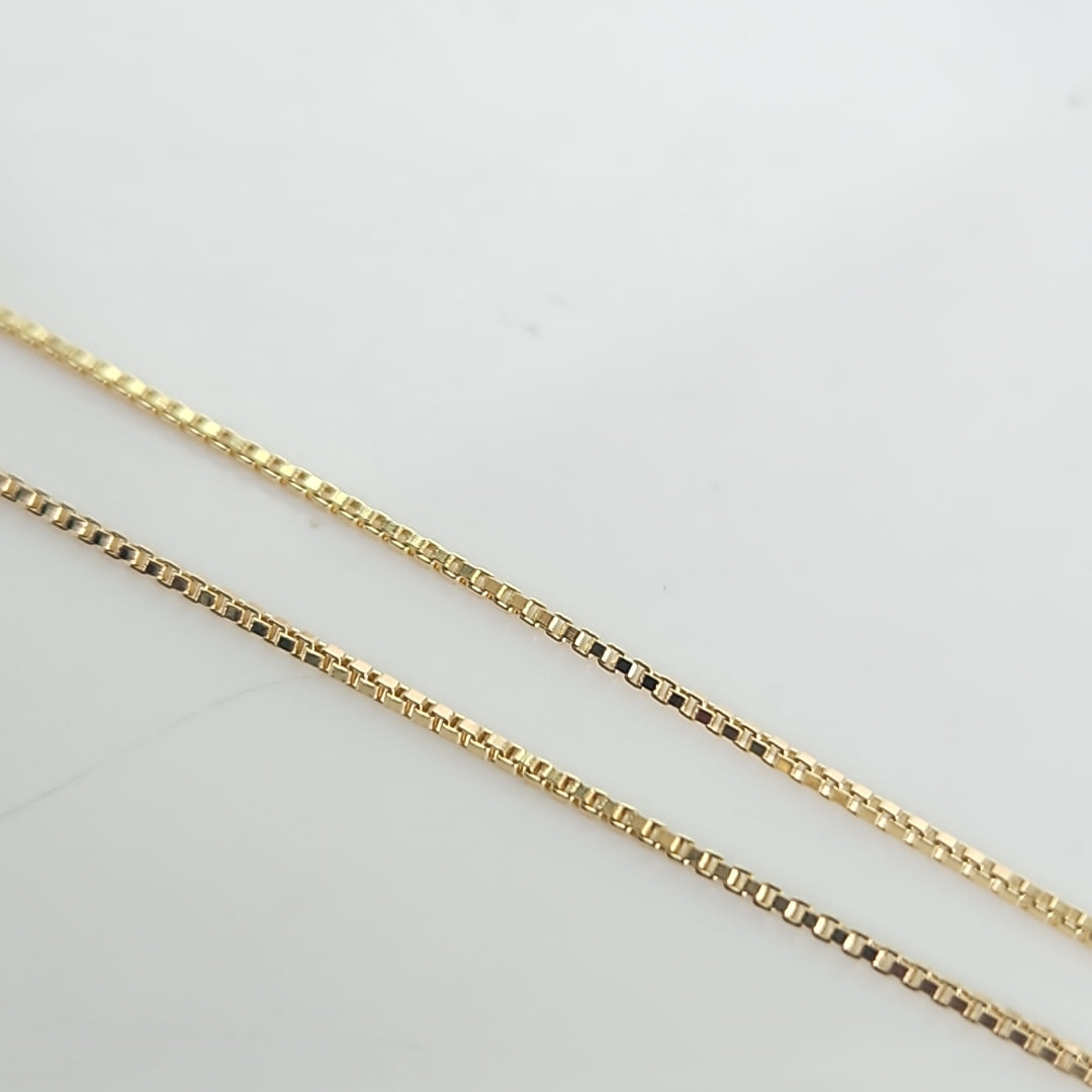 CADENA VENECIANO 14K 55 CM 1.7 GR (NUEVO)